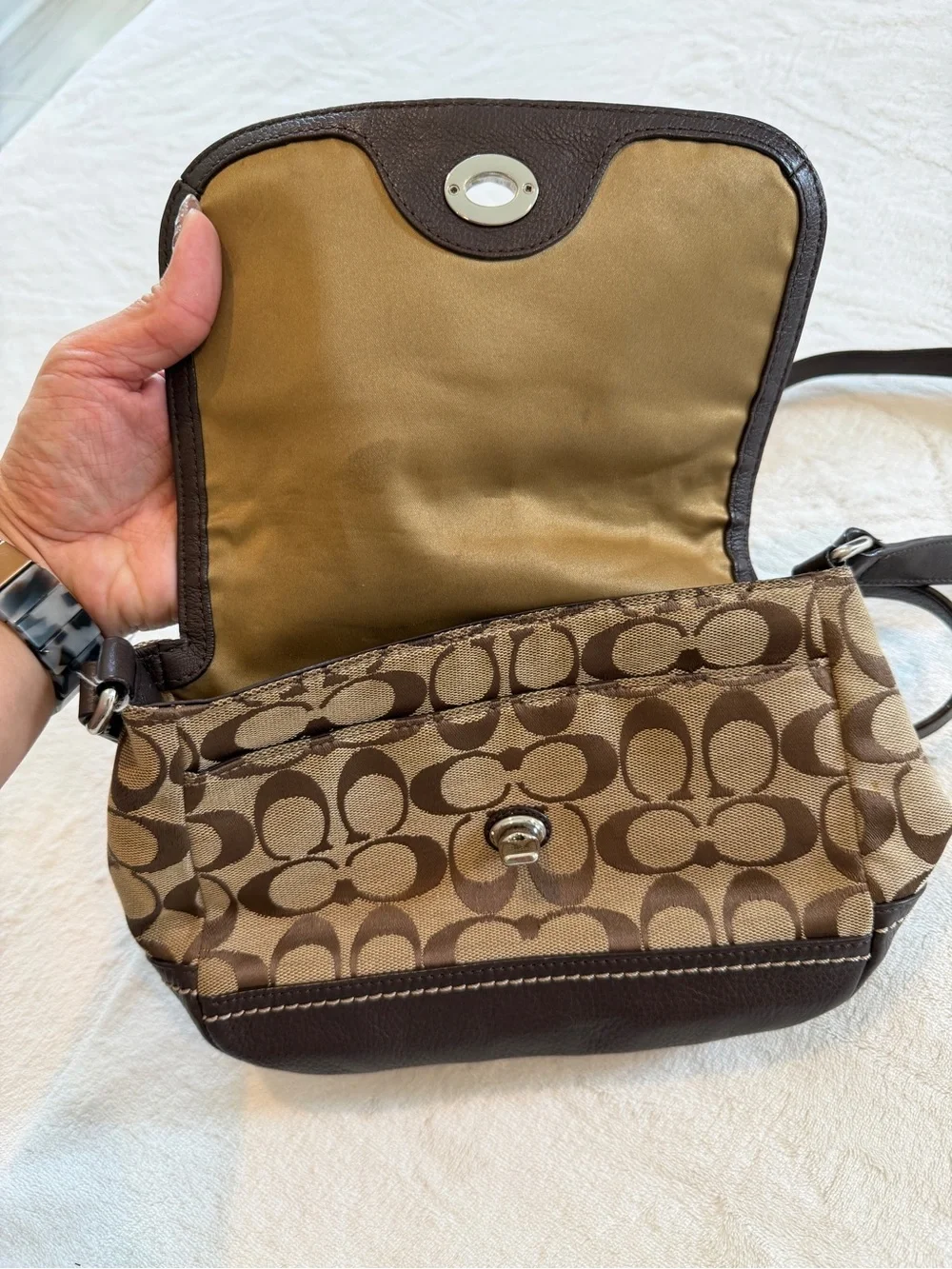 Coach Park Signature Flap Crossbody